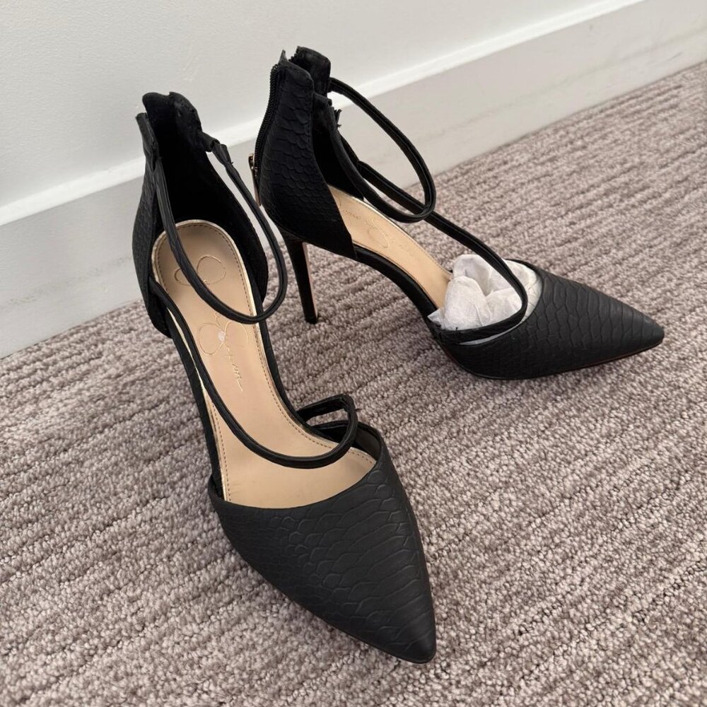 Women’s Shoes Jessica Simpson Black Animal Print Size 9